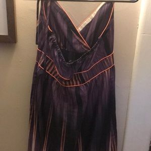 Colorful halter maxi dress